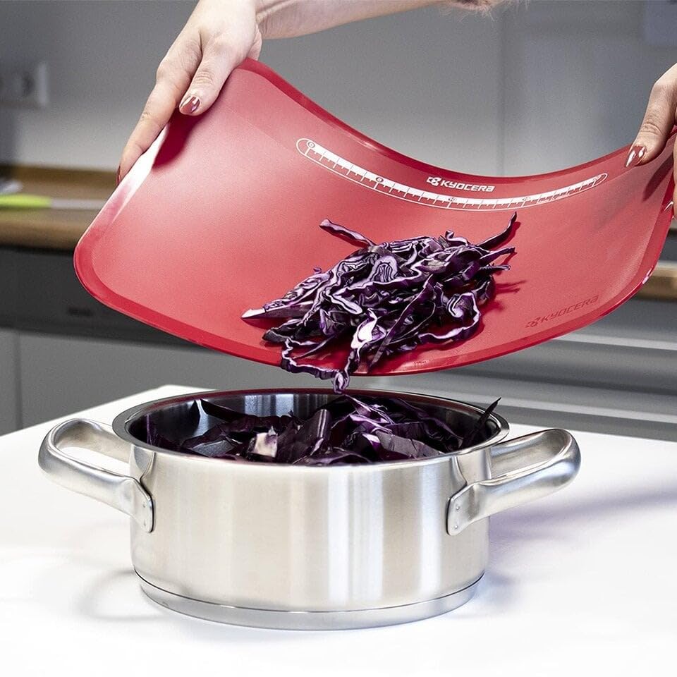Almohadillas de corte flexibles KYOCERA: superficie antideslizante con regla impresa, diseño fácil de colgar para cocina y proyectos artesanales miniatura 2