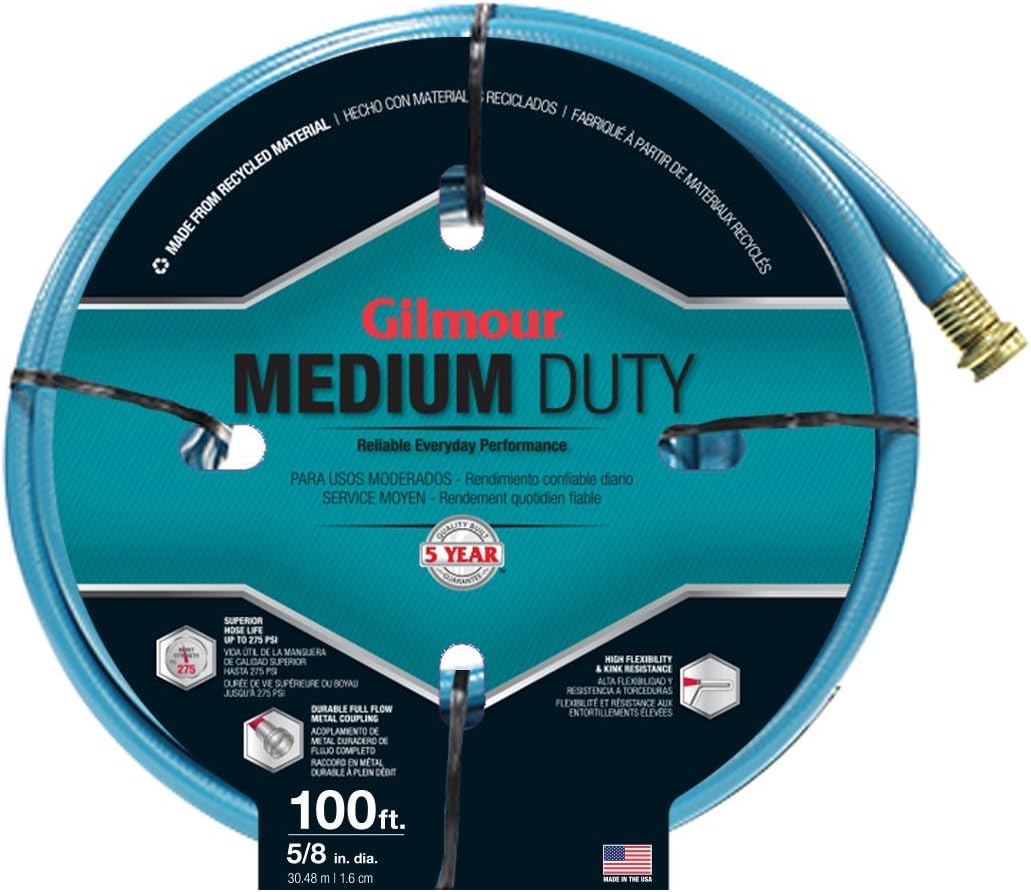 Gilmour 5/8 in. Dia. x 100 ft. L Premium Grade Green Hose