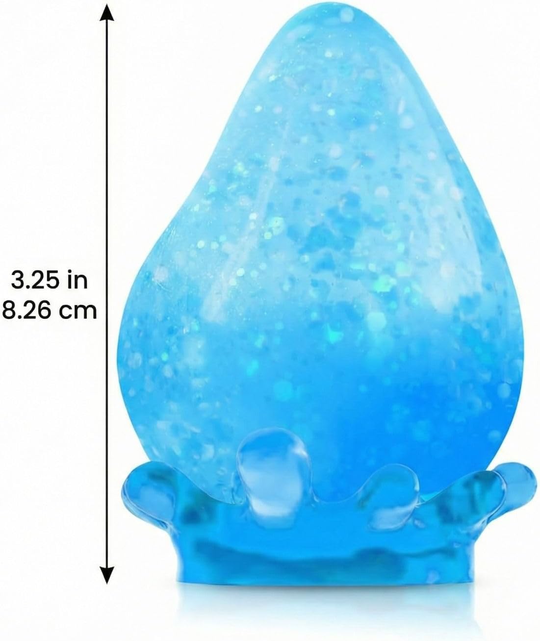 Water Drop Squeeze Squishies,Soft Fidget Stress Ball,Malt Sugar Squishy Stress 2026 New Slow Rise Relief Fidget Sensory for Anxiety Stress Party Favors (Blue)
