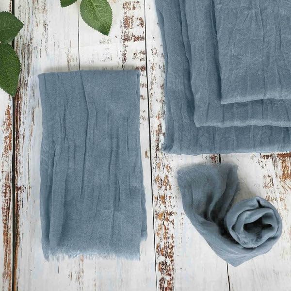 Servilletas de tela 5 pack color azul polvo 24x19 pulg miniatura 7