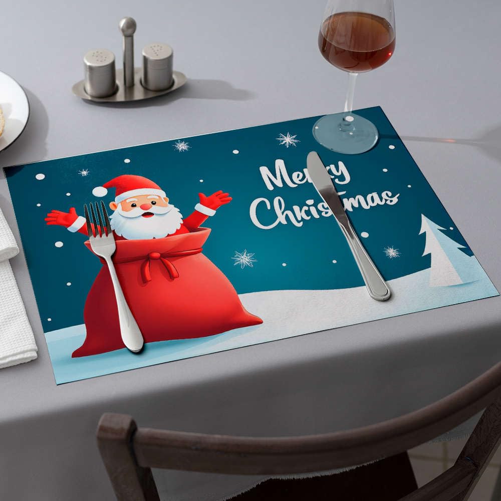 Napperons de table Merry Christmas esprit magique et chaleureux