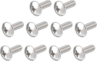 sourcing map A15121600ux0584 M4x12mm Stainles...,