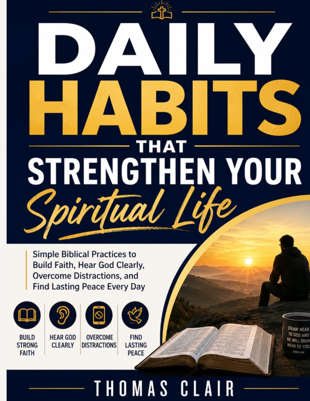 Daily Habits That Strengthen Your Spiritual Life: Simple Biblical Practices to Build Faith, Hear God Clearly, Overcome Distractions, and Find Lasting Peace Every Day