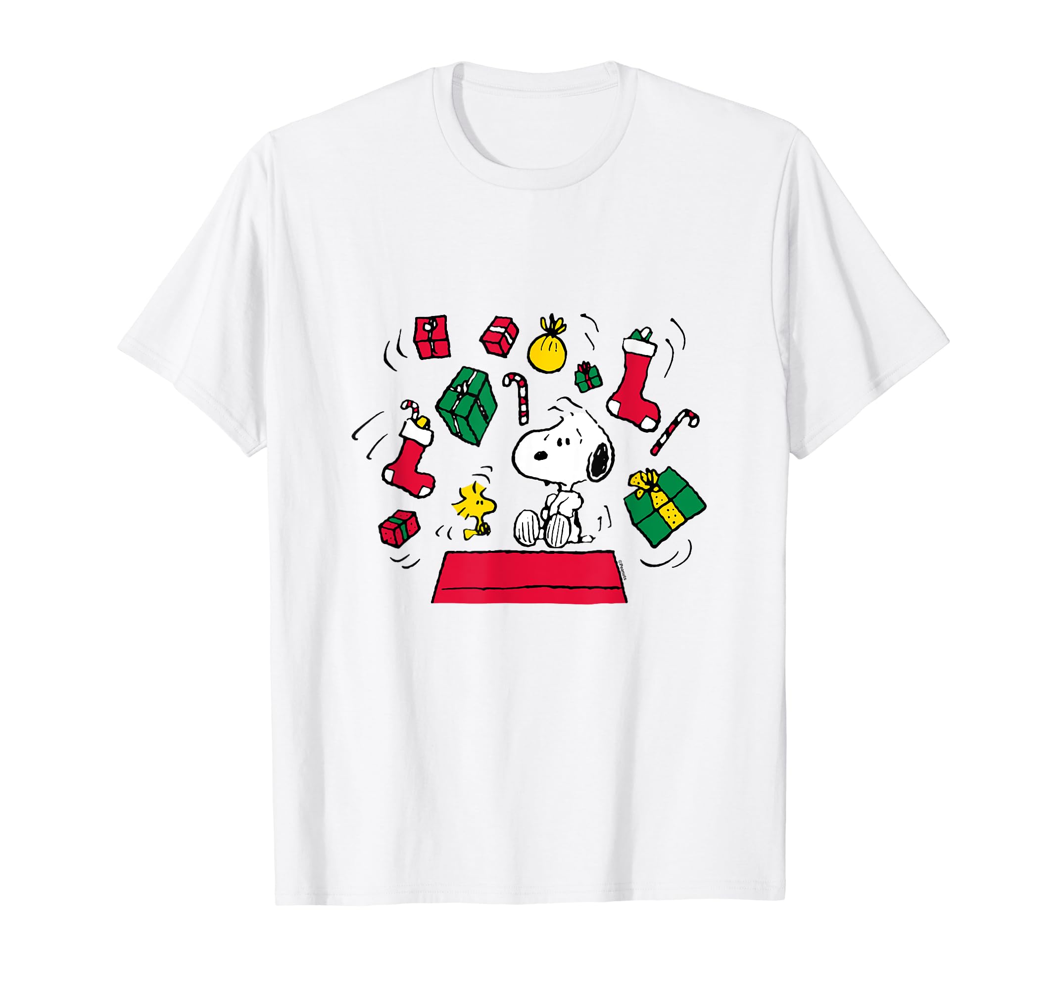 PeanutsSnoopy & Woodstock Christmas Overload T-Shirt
