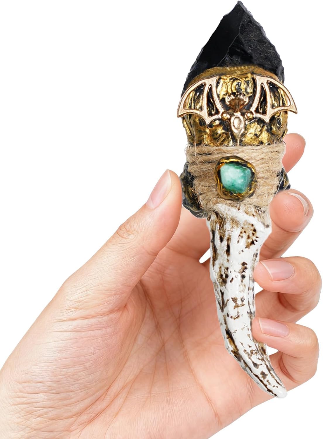 GW Box Magic Wand with Obsidian Crystal Tip