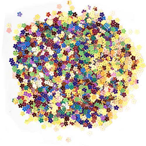 Confettis de fleurs romantiques et paillettes colorées pour mariages féeriques