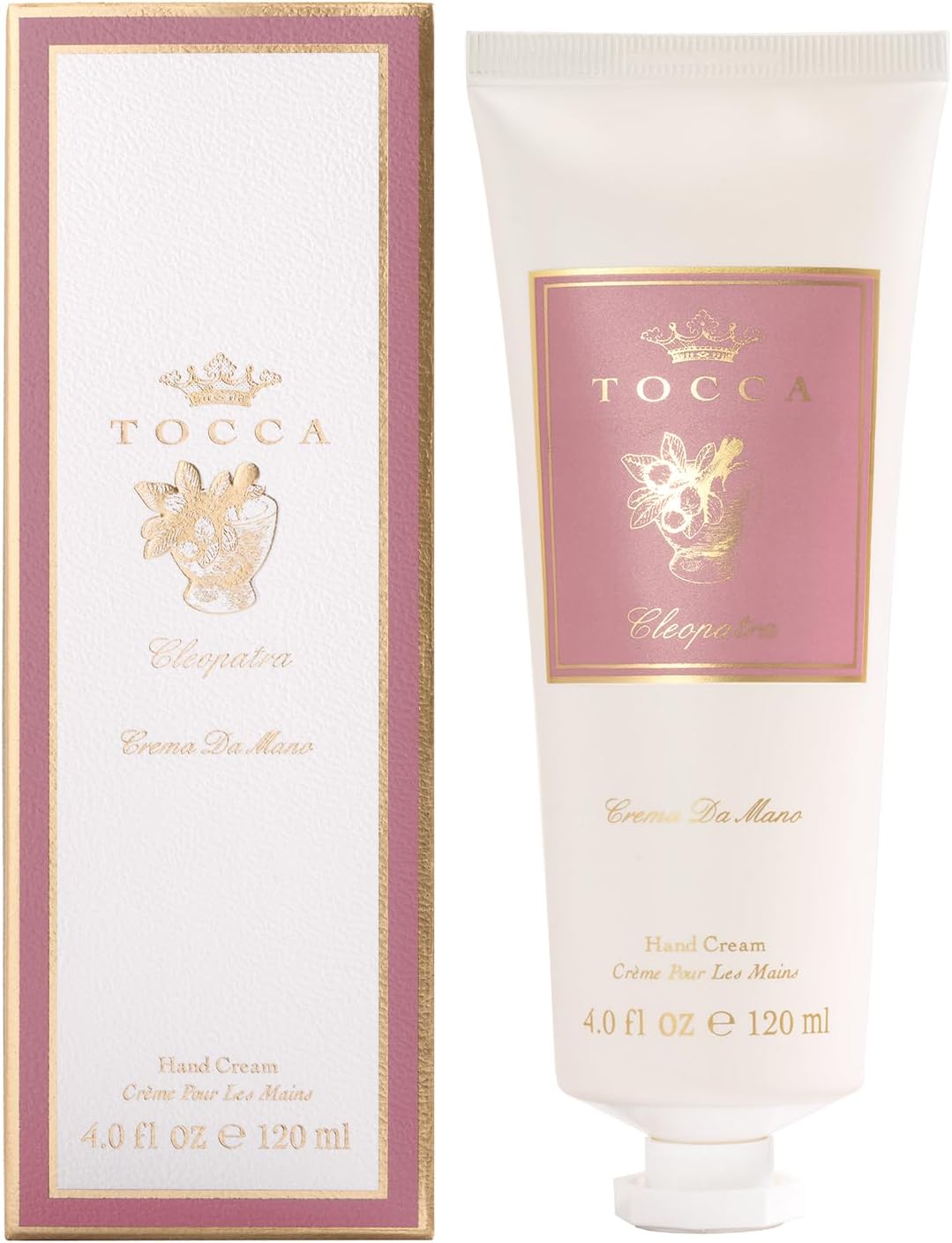 Crema de Mano, Cleopatra Hand Cream, 4 oz - Grapefruit, Jasmine, Vanilla Musk - Moisturizing, Quick Absorbing