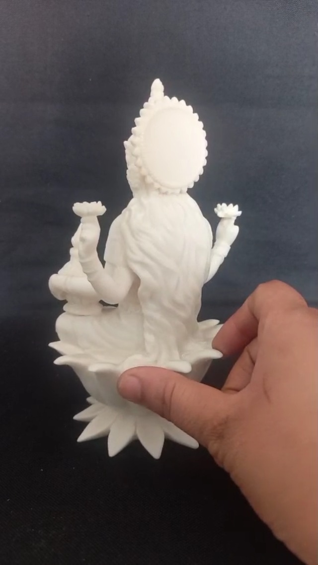 Estatua de Lakshmi de mármol de 18 cm miniatura 7