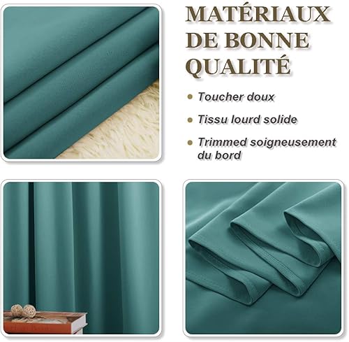 Vista 86 de PONY DANCE - Cortinas opacas con ojales, se venden como 2 piezas Blanco grisáceo