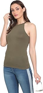 kuvrü Womens Cotton Sleeveless Deep Shoulder Tank Tops Must be Part of Your Wardrobe This Summer-picture-14