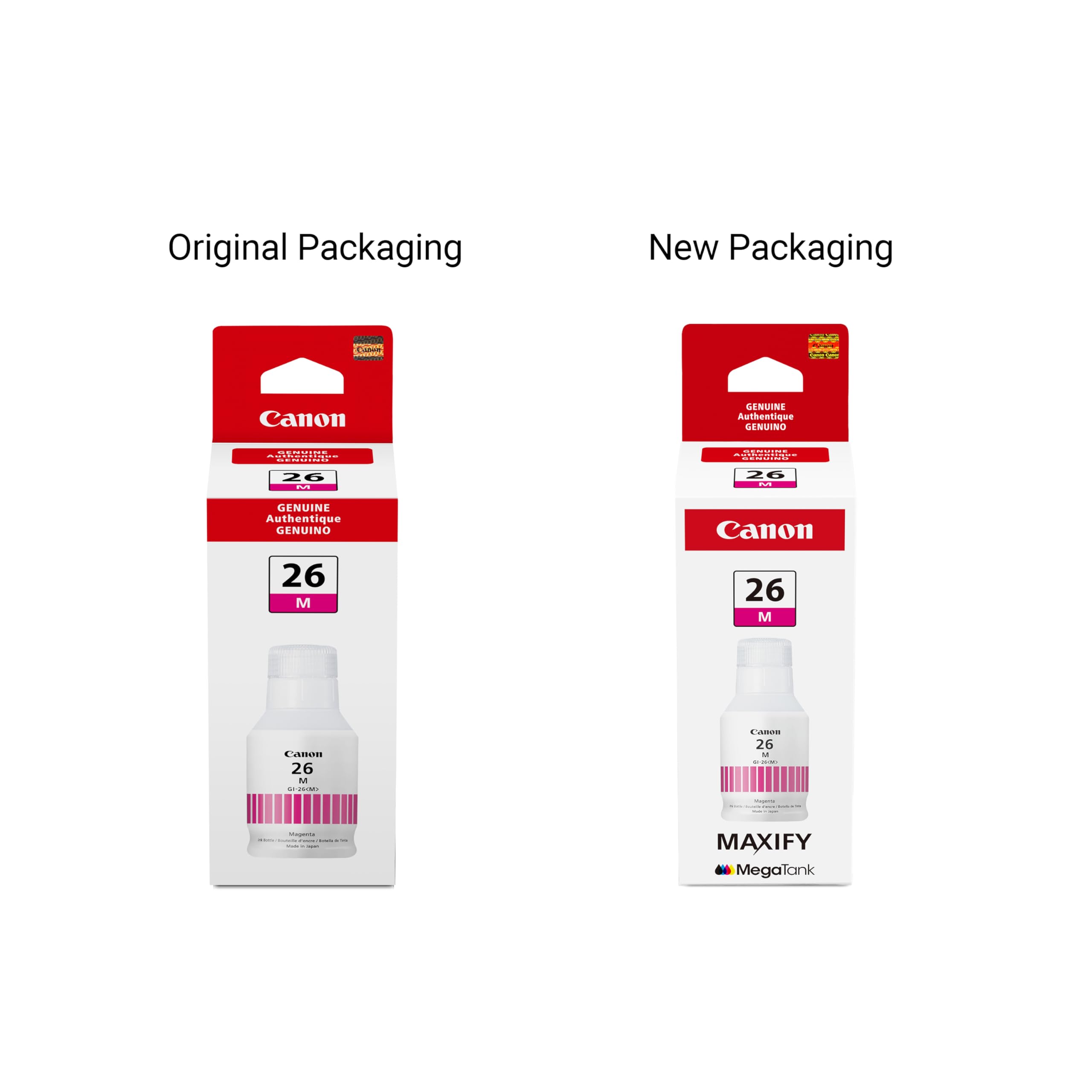 Amazon.com: Canon GI-26 Genuine Pigment Magenta Ink Bottle
