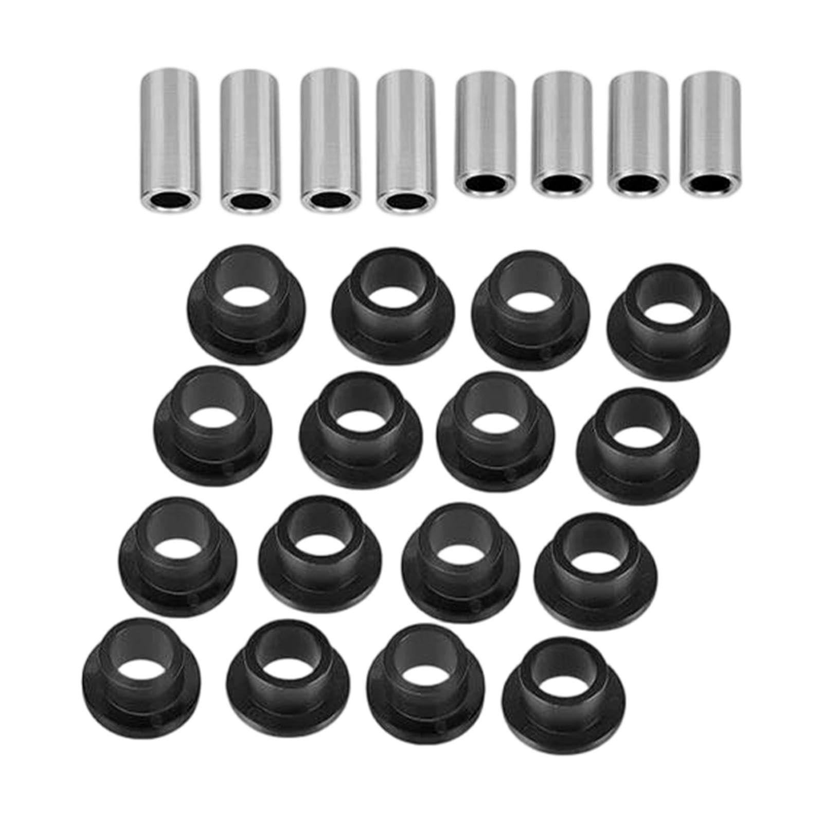 Kit de Bujes de Amortiguador Automotriz Manguitos Delanteros y Traseros Accesorios de Instalación Rápida Repuestos para Reparar Suspensión con