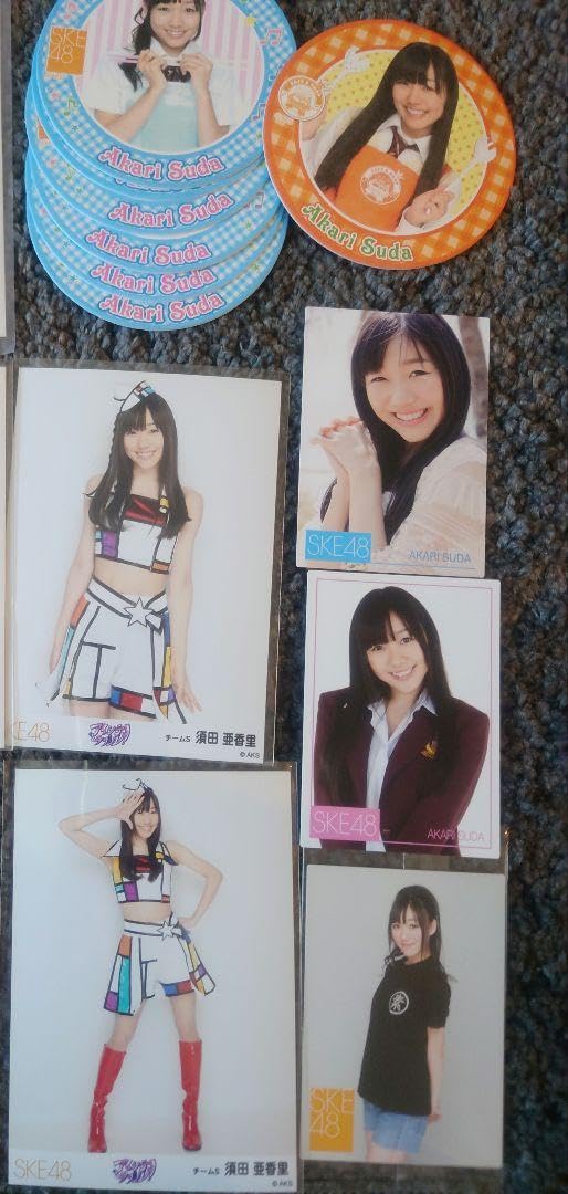 Amazon.co.jp: SKE48須田亜香里生写真セット40枚SKEカフェコースター