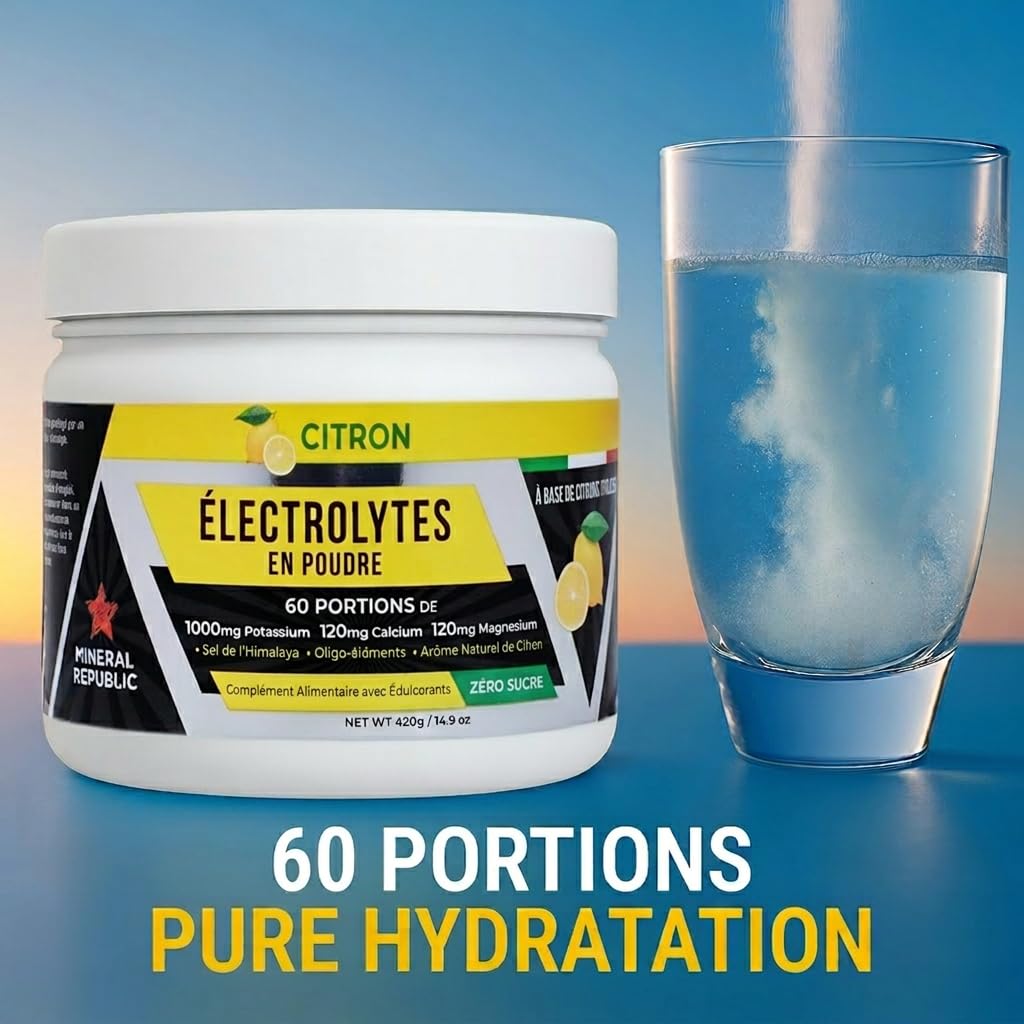 Honest Electrolyte Powder :Electrolytes sans Sucre de Haute Puissance/Électrolytes Keto Zéro Calorie avec Magnésium, Poudre Concentrée de Potassium, Sodium et Minéraux Keto/Sels de Jeûne