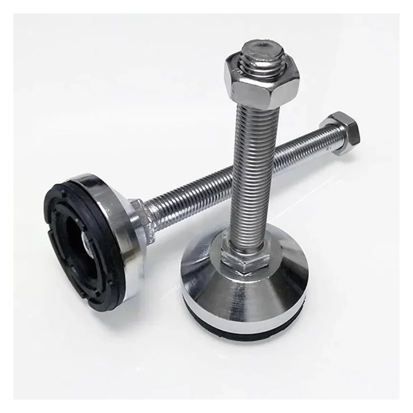 Noga Podporowa Meblowa M8 / M10 M12 Regulowane Podnóżki Z Gumową Podkładką Antypoślizgową O Średnicy 40 Mm I 50(D60XM12X120mm)