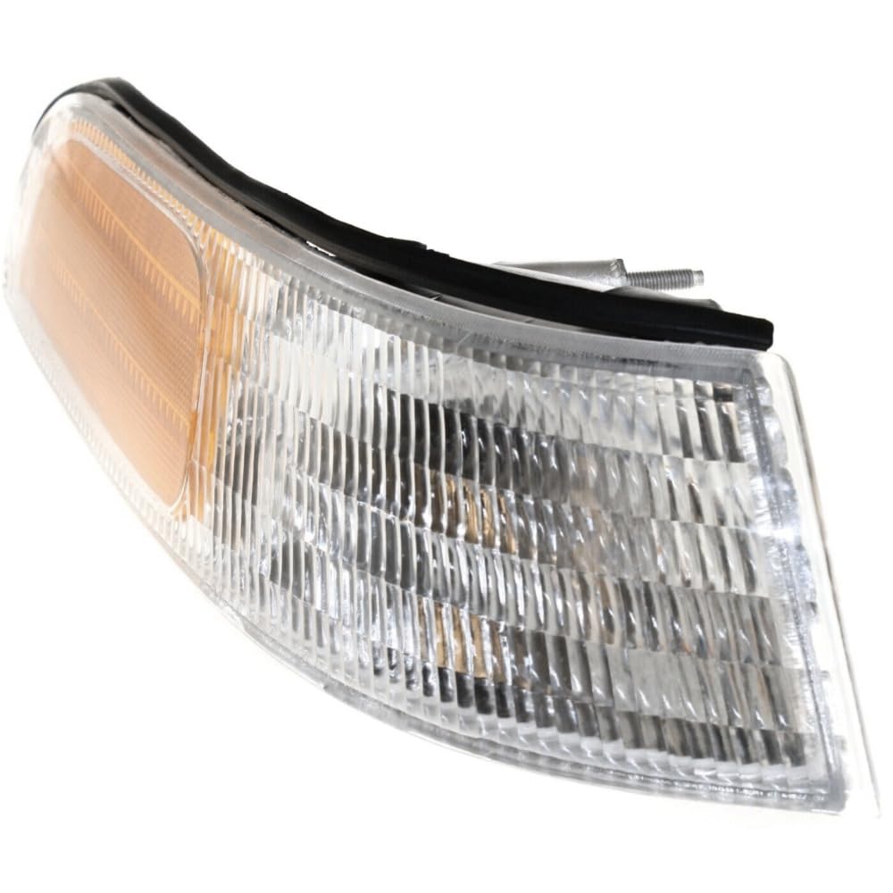 BoFengHD Corner Light for Ford for Crown Victoria 1992-1997 Passenger Side Incandescent Clear&Amber Lens
