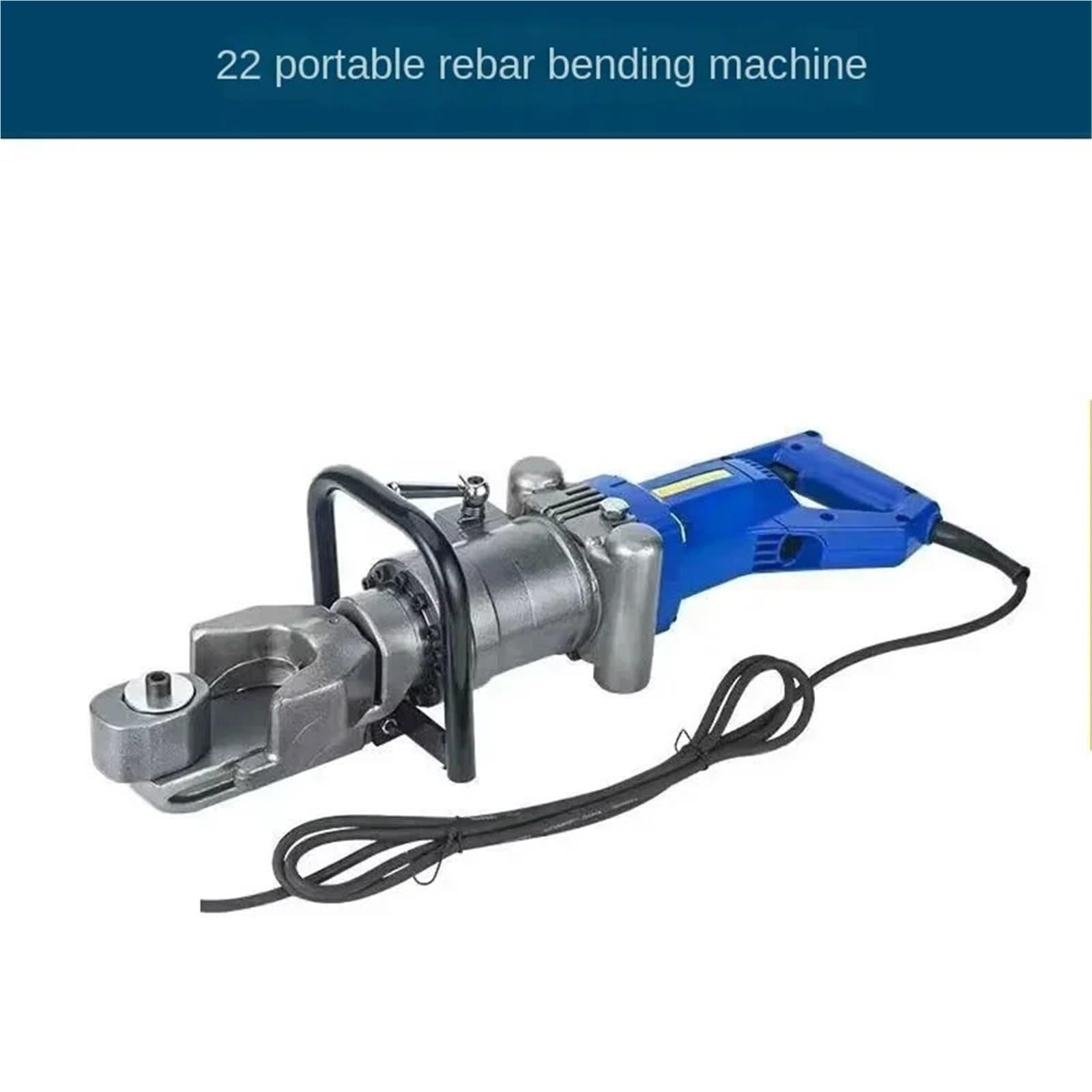 Macchina piegatrice elettrica for barre d'acciaio, macchina idraulica for tonde piatte da 16/20/22 mm Cantiere(Type 22)