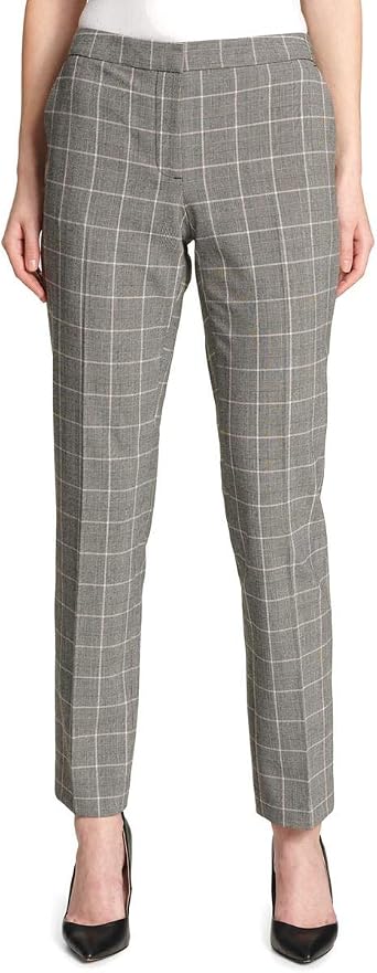 Princeton Plaid Slim Leg Dress Pants 