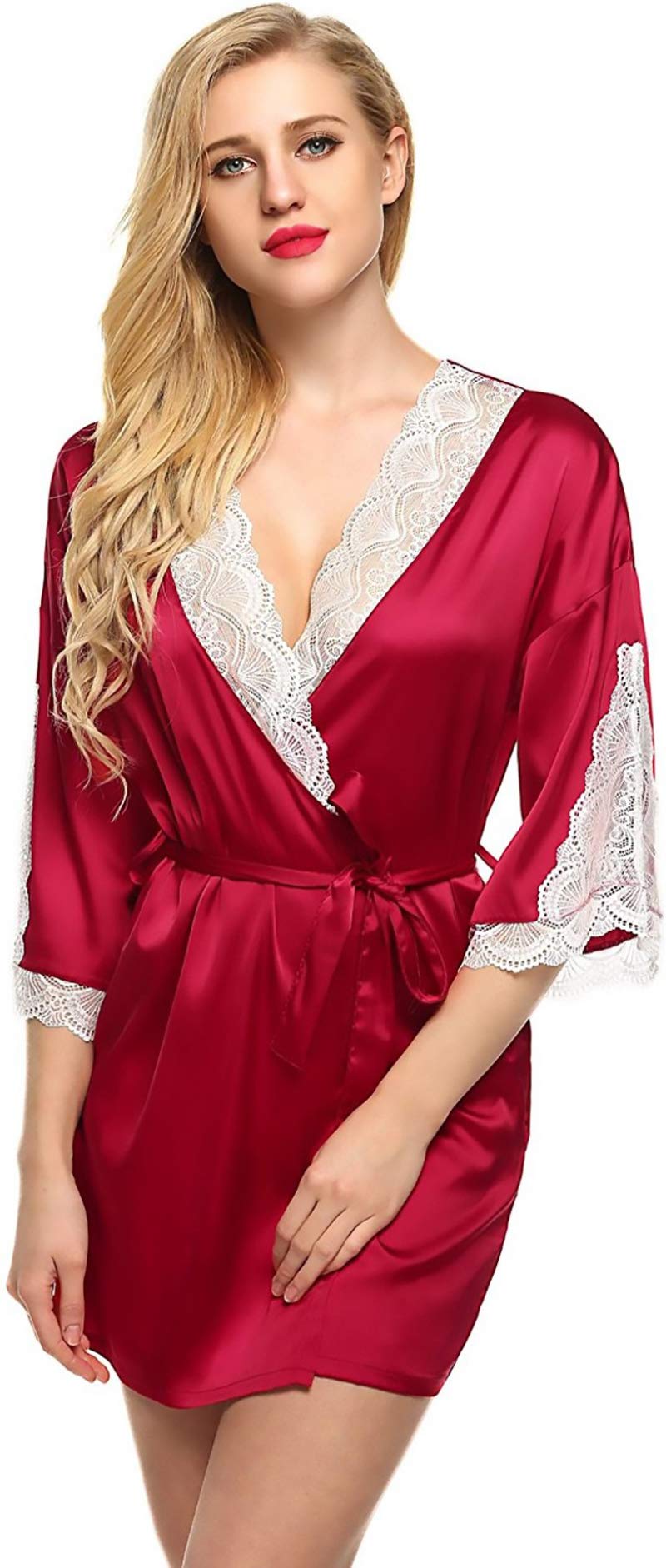 Newba Women's Babydoll,Nighty for Your Lovely, Honeymoon/Night Wear for  Women/Nightwear Super Soft Net Babydoll rob (Free Size)