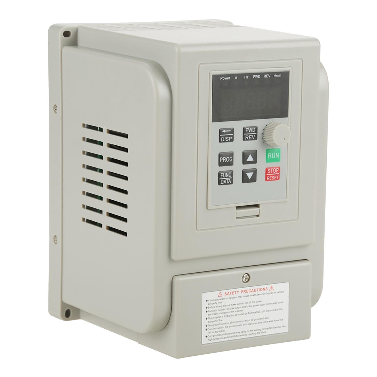 Inverter per Motori Trifase 1,5kw 220v, VFD Convertitore di Frequenza 220V Ingresso Monofase Uscita Trifase, CNC Variatore di Frequenza Azionamento a Frequenza Variabile per Trifase Motore