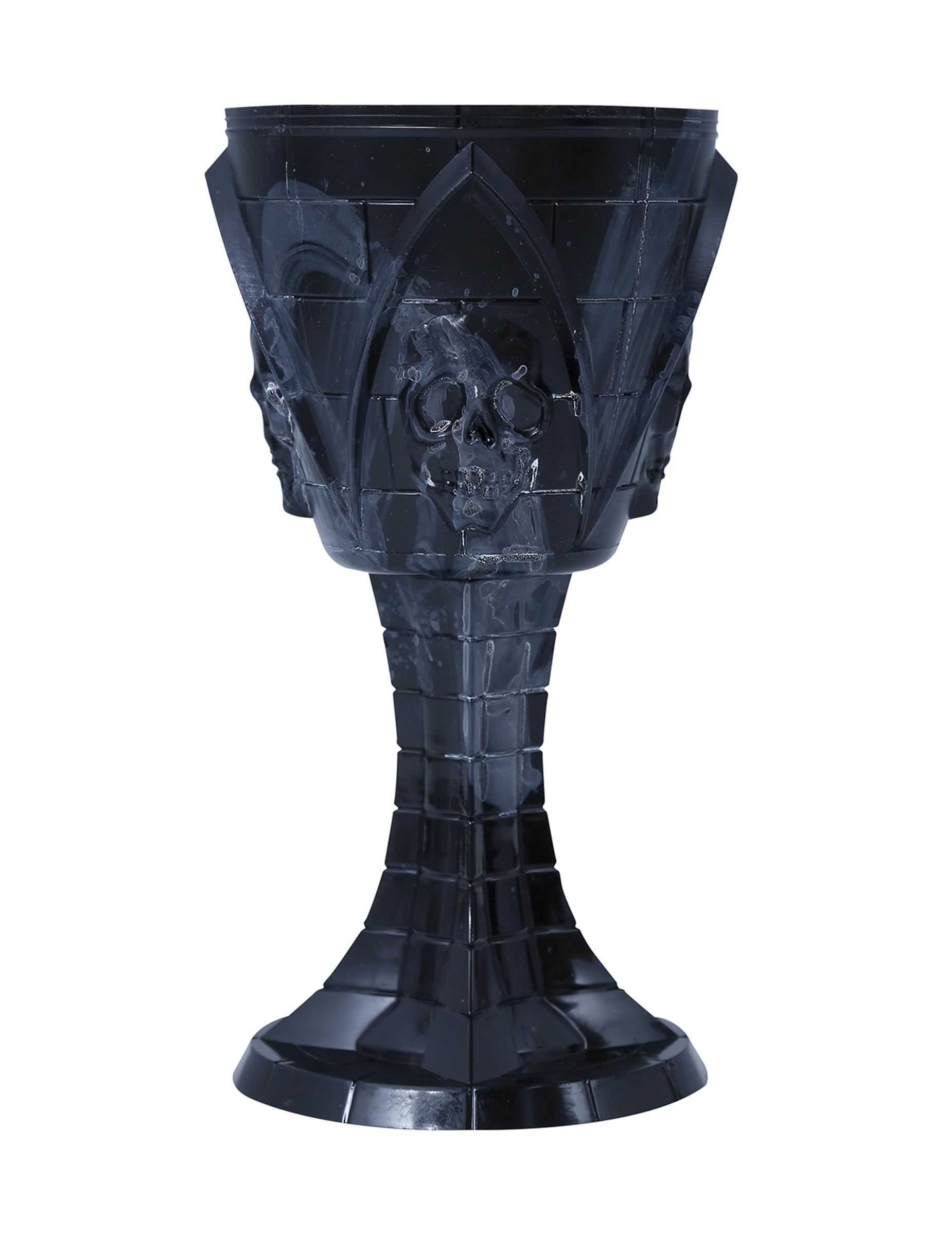 FIESTAS GUIRCA Black Limestone with Skull 7.5"