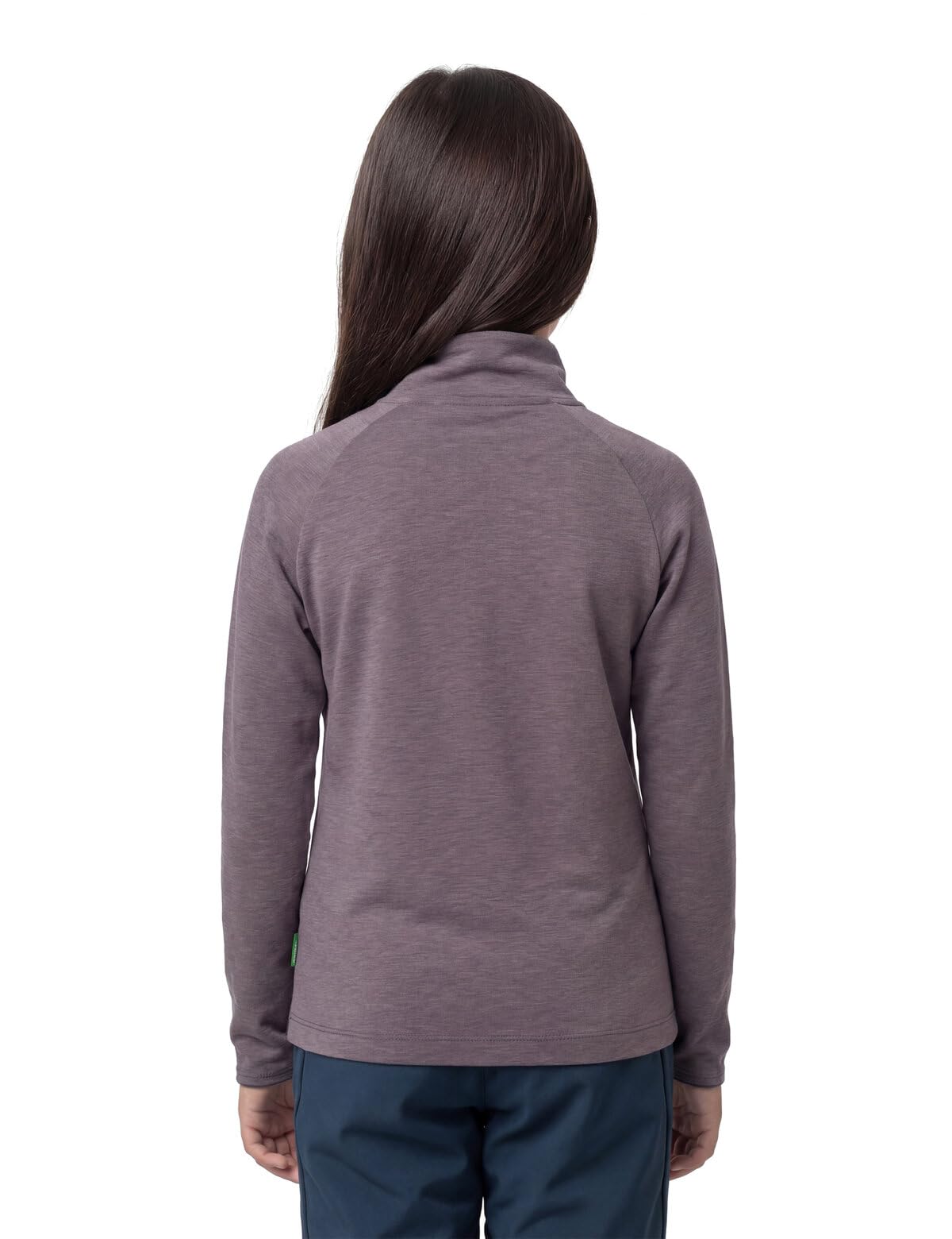 VAUDE Kids Rokua Halfzip, Elastischer Half Zip Pullover für Kinder, optimal als wärmender Unterzieher
