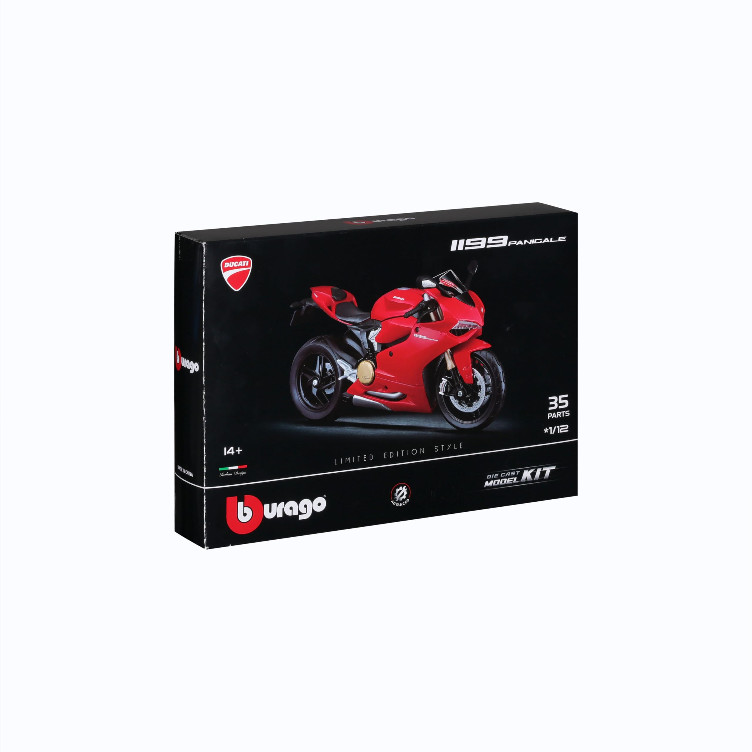 BBURAGO Model Kit Ducati 1199 Panigale 1:12 Scala