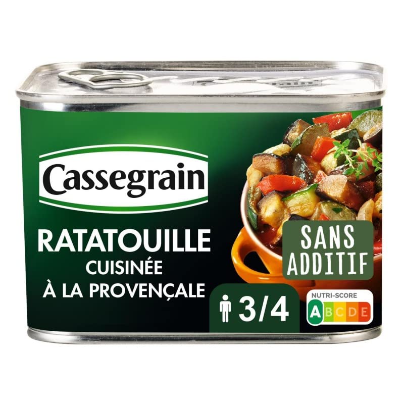 CASSEGRAIN - Ratatouille Cuisinée À La Provençale 660G - Lot De 3 - Vendu Par Lot