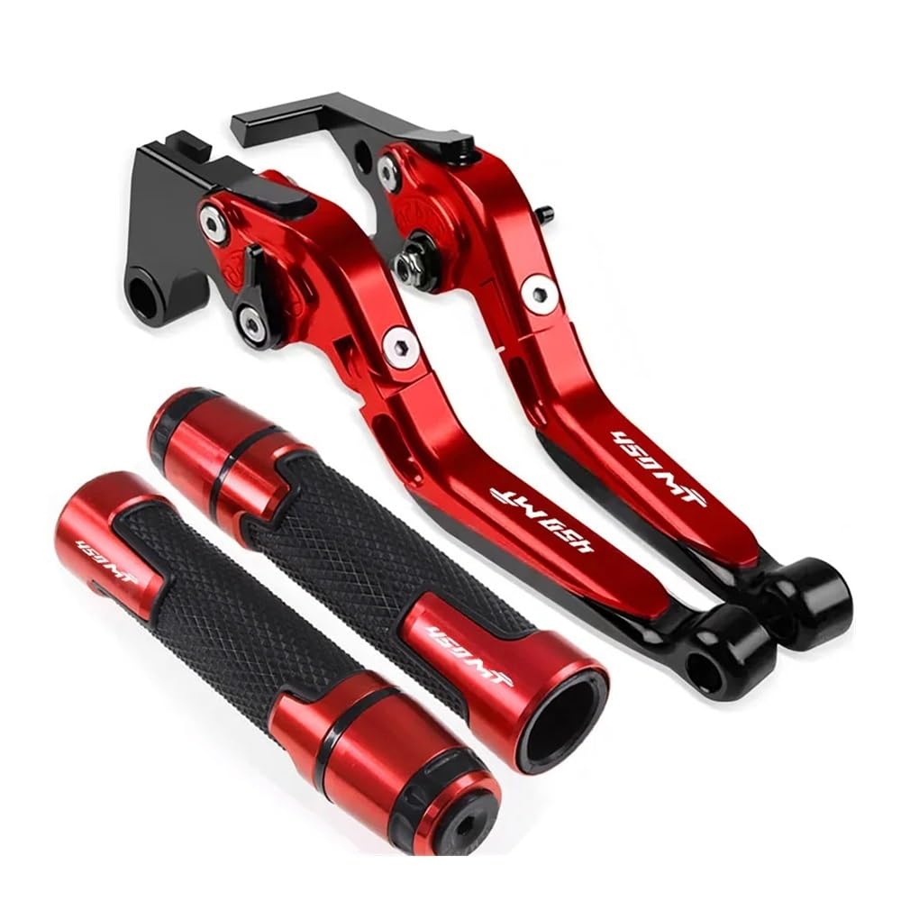 Mdofncp J Motorcycle Clutch Brake Lever For Cf&Moto 450Mt 2023-2026 Motorcycle Cnc Aluminum Brake Clutch Levers Adjustable Folding