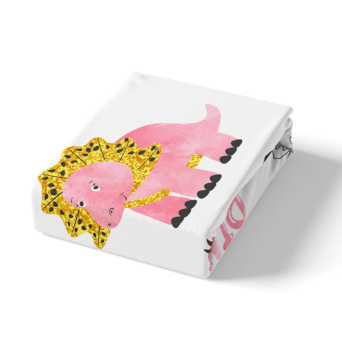 Juego de sábanas para niñas con Estampado de Dinosaurios para niños, Juego de sábanas con 2 Fundas de Almohada