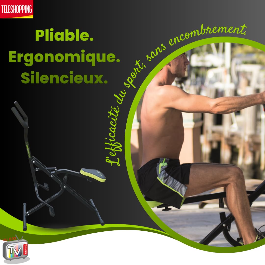 VENTEO Appareil GymForm AB Booster Plus | Mouvement dynamique training intensif | Activation musculaire complète bras jambes tronc | Alternative tapis de marche tapis de course elastique musculation