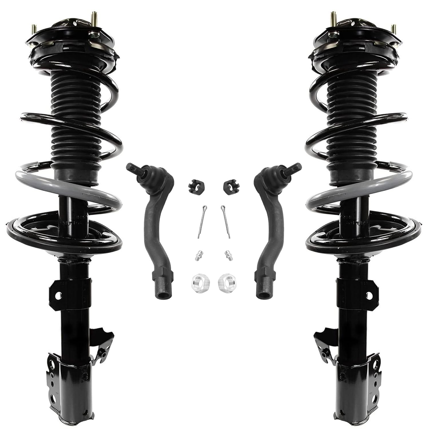 Detroit Axle - AWD Front 4pc Struts Kit for 01-03 Toyota Highlander, 2
