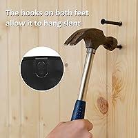 Vista 4 de John's Studio Decoración de pared de libélula de metal, escultura de hierro para baño, decoración colgante naranja al aire libre para el hogar