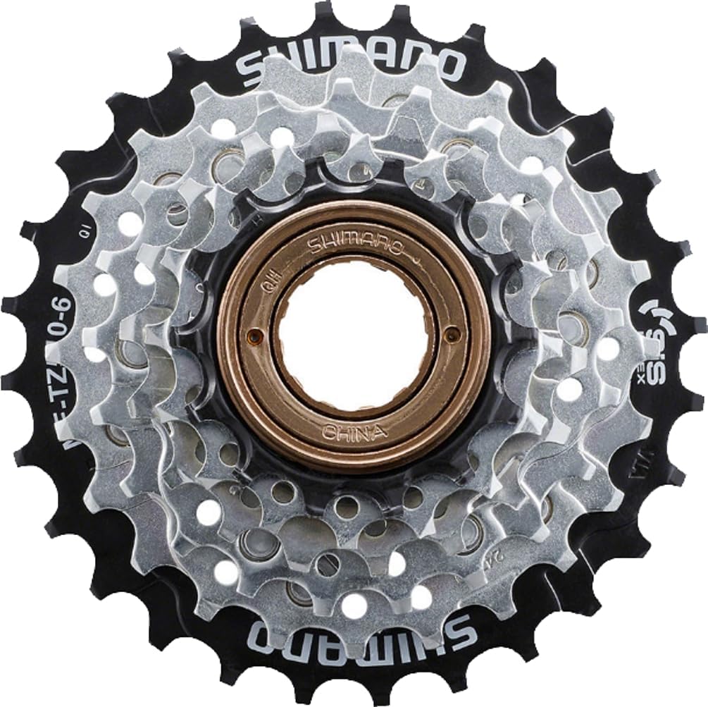 Grupo de repuesto de rueda libre de bicicleta Shimano de 6 velocidades - MF-TZ510-14-28 - EMFTZ5106428CP | casetes-y-ruedas-libres-para-bicicleta