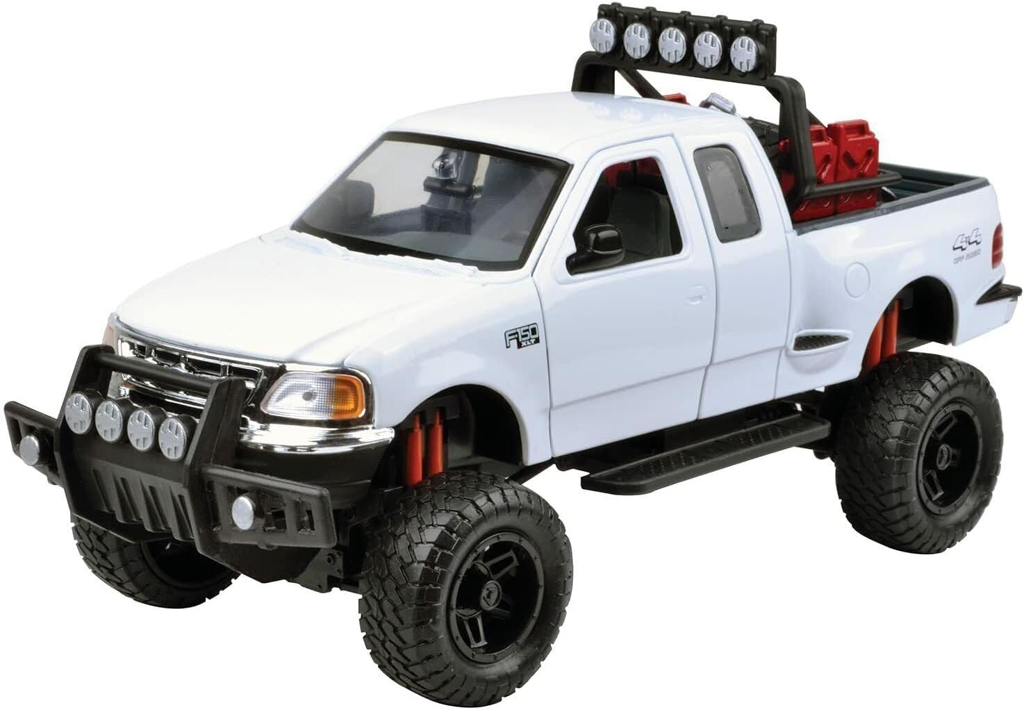 2001 F-150 XLT Flareside Supercab Off-Road Pickup Truck White 1/24 Diecast Model Car by Motormax 79132white
