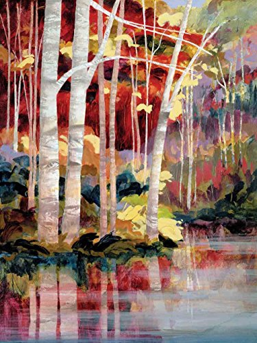 Vangohart Birch Reflection, Artist Alvena McCormick Print