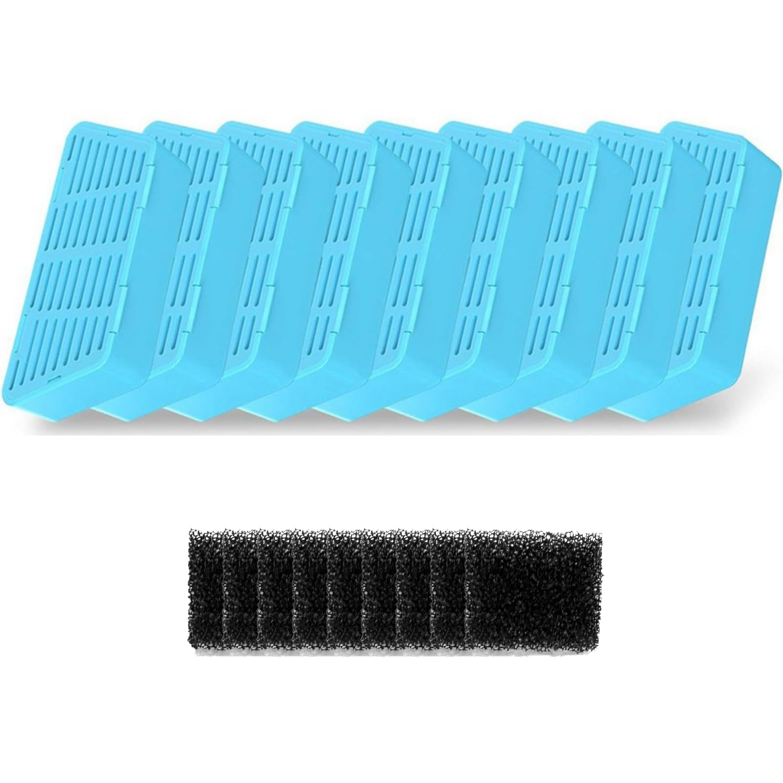 Zwwaazhf 9X Replacement And Sponges For Automatic Cats Water Fountain Battery Operated Pet Water Dispensers Accessories Replacement For Cats