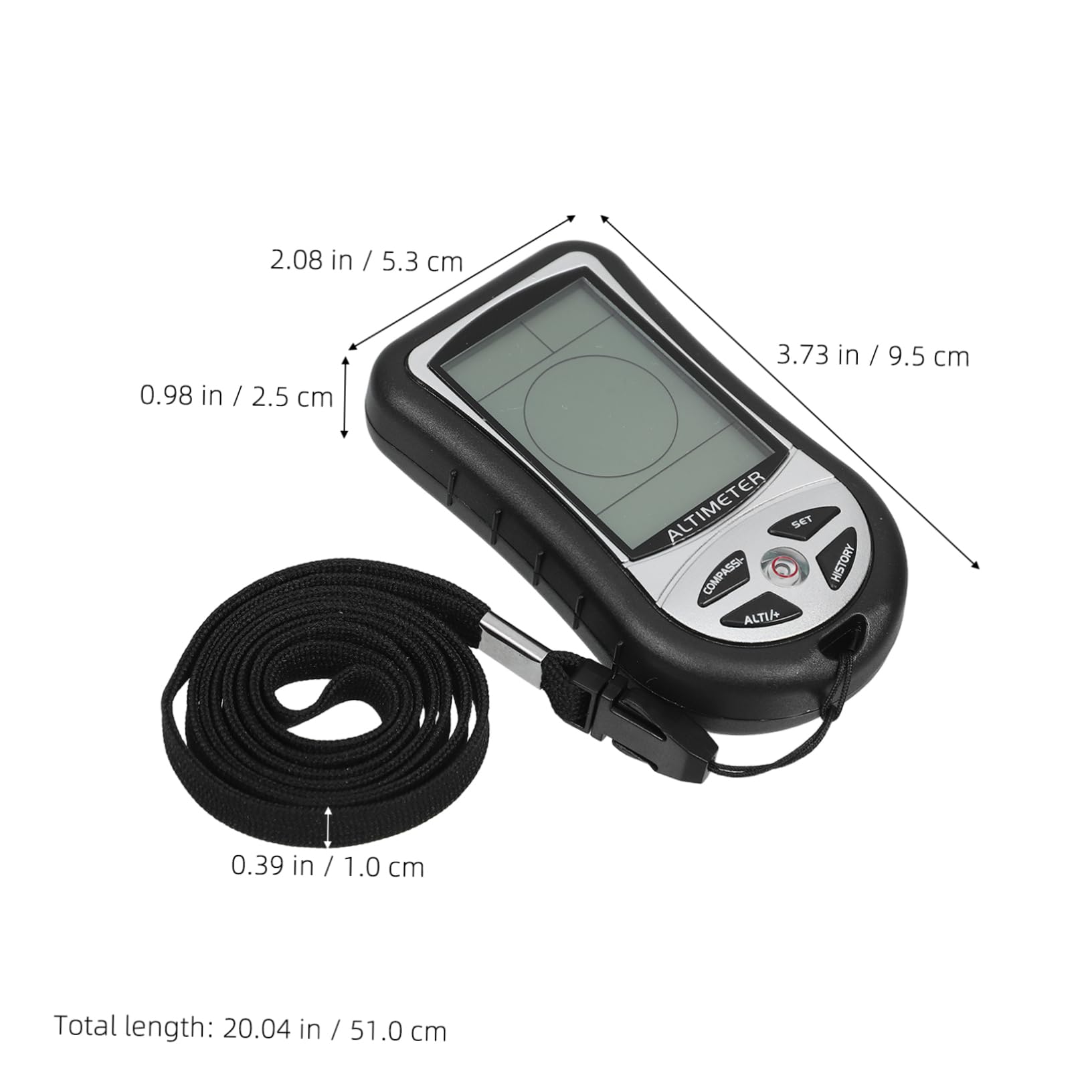 POPETPOP Misuratore Digitale Portatile Strumento Elettronico Di Orientamento e Pressione Per Campeggio Escursione Auto Esterno Pesca Temperatura Vento Dispositivo Misuratore Meteorologico