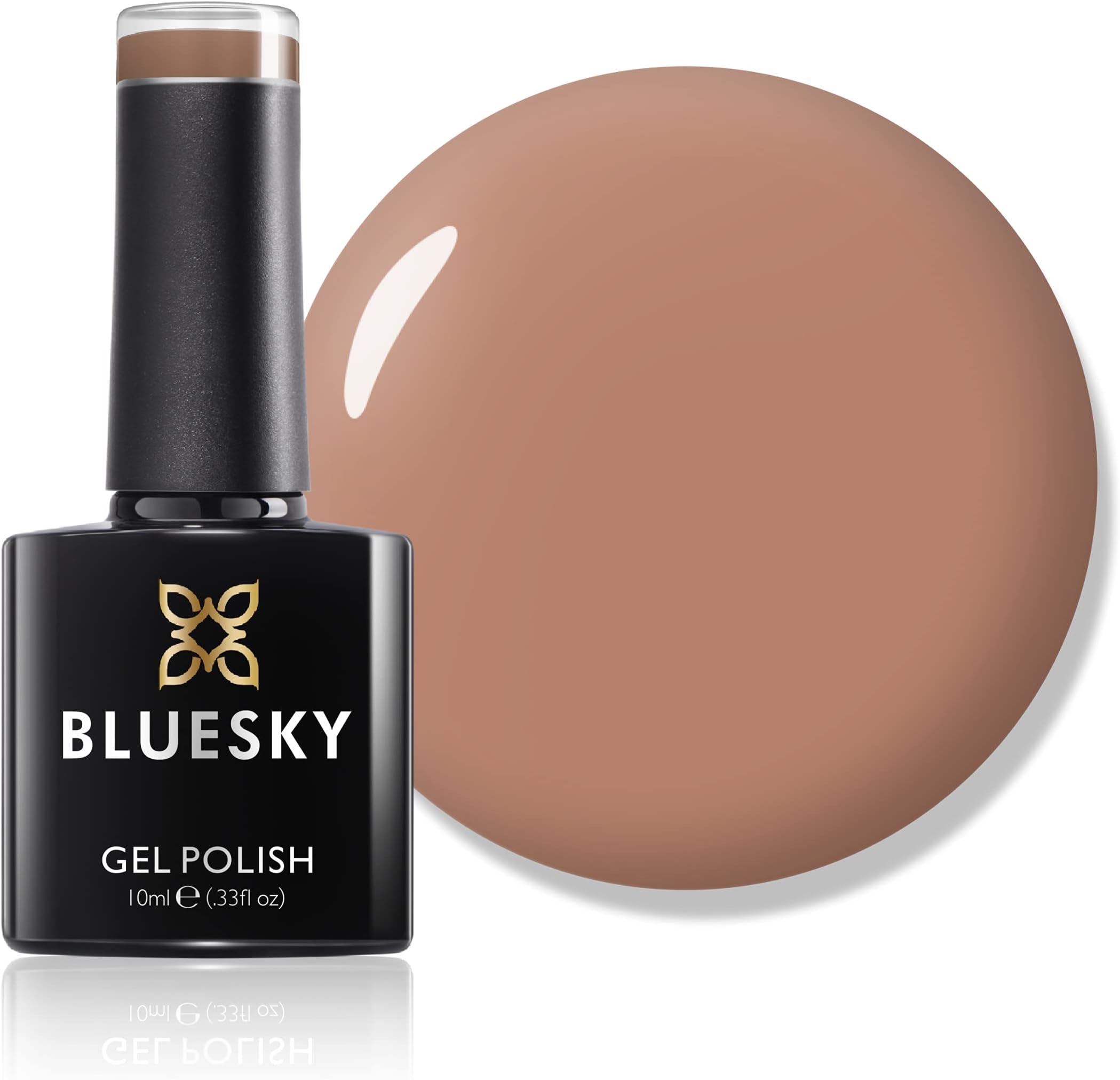 Bluesky Gel Nail Polish, AW21, Autumn and Winter 2021 Collection, Perfect, Aw2103, Light Brown, Long Lasting, Chip Resistant, 10 ml (Requires Drying Under UV LED Lamp)