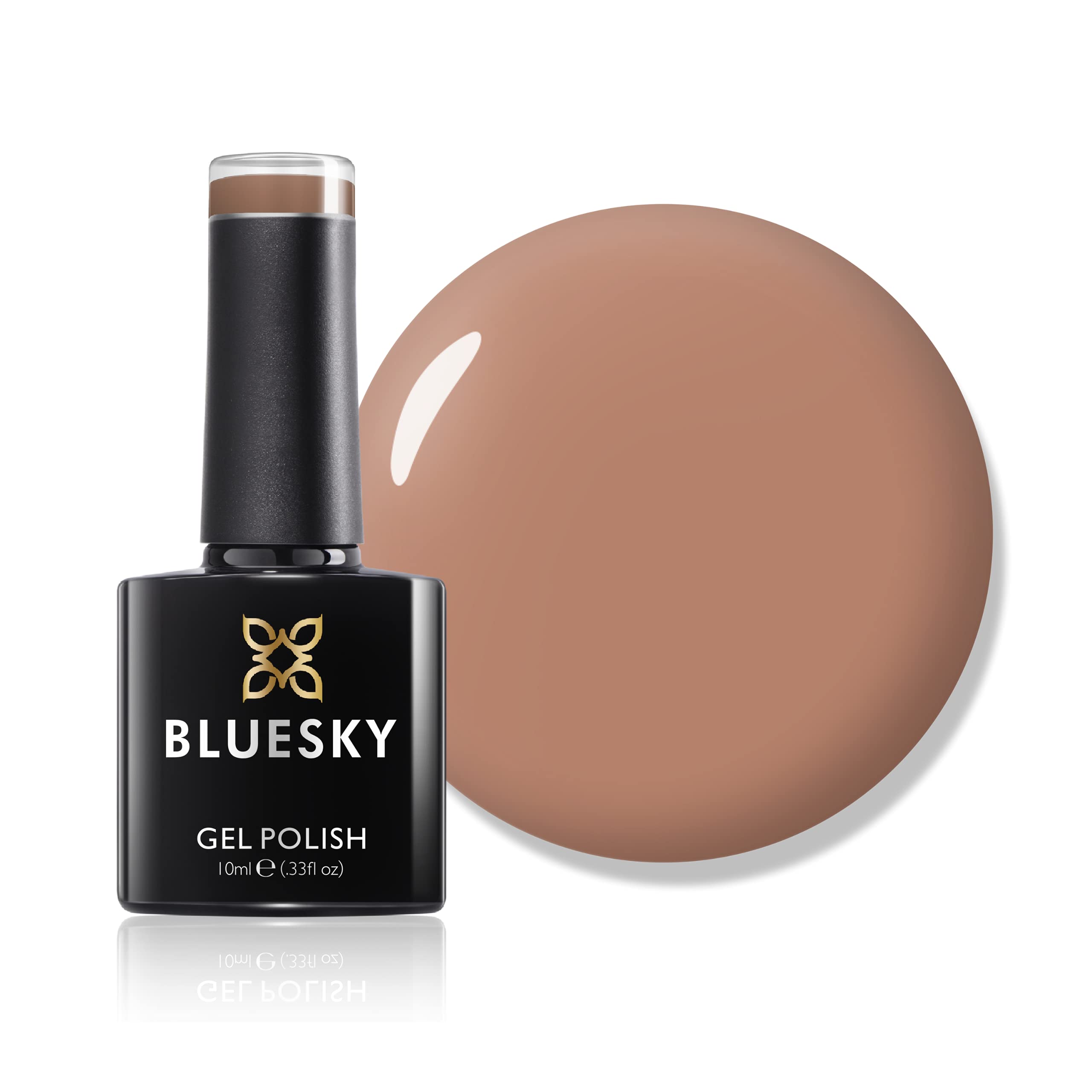 Bluesky Gel Nail Polish, AW21, Autumn and Winter 2021 Collection, Perfect, Aw2103, Light Brown, Long Lasting, Chip Resistant, 10 ml (Requires Drying Under UV LED Lamp)