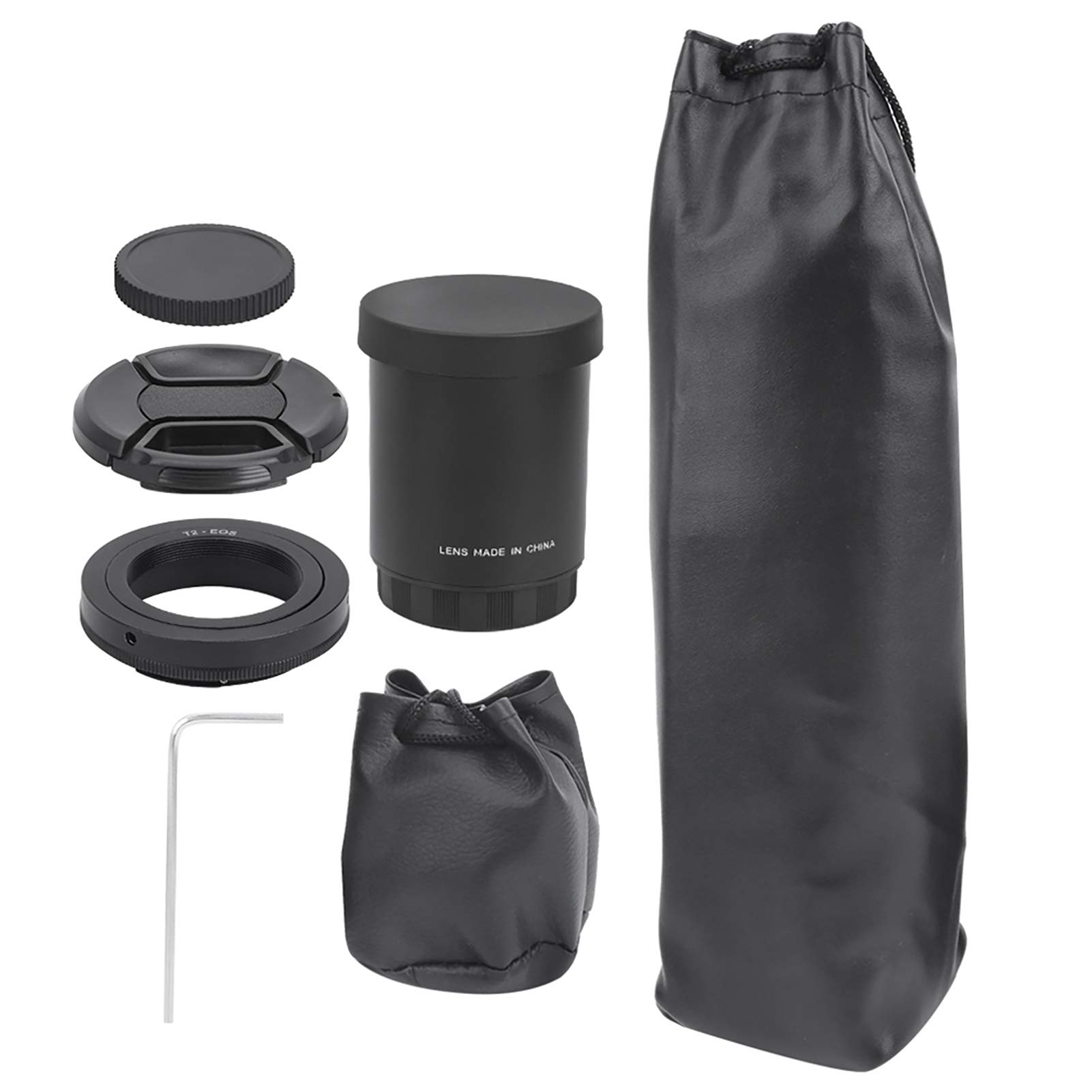 Fotocamere digitali e accessori 420800mm F8.316 zoom manuale zoom teleobiettivo telescopio per EFS Mount Camera Noir 36 * 11 * 11 CM obiettivo e accessori (nero)