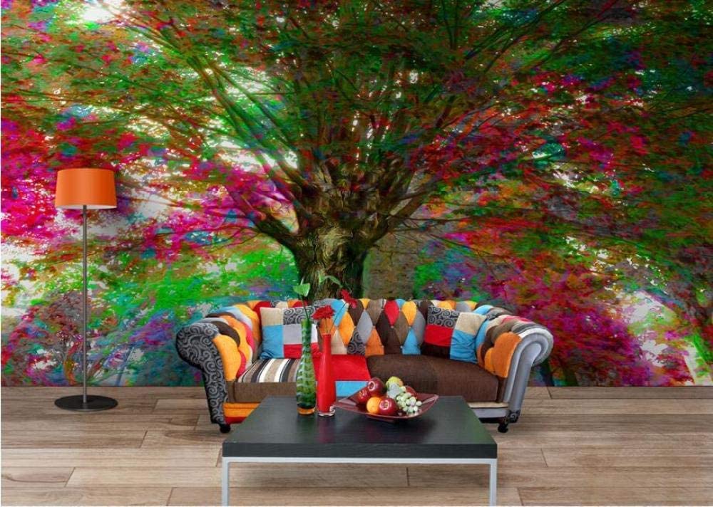 JMRWALLPAPER Papier Peint Panoramique 3D Fleur De La Plante Tropicale Fleur Et Oiseau Papier Peint Intissé Décoration Murale