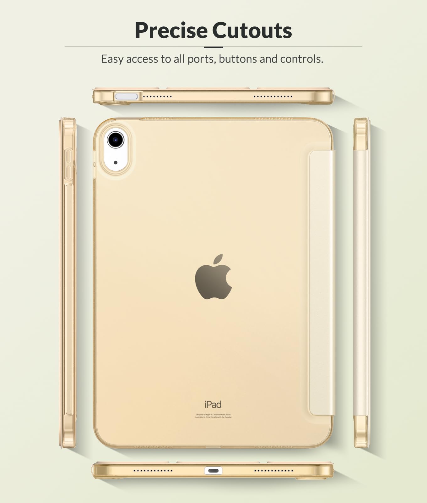 Amazon.com: MoKo Slim Case for iPad (A16) 11th/10th Gen 2025/2022