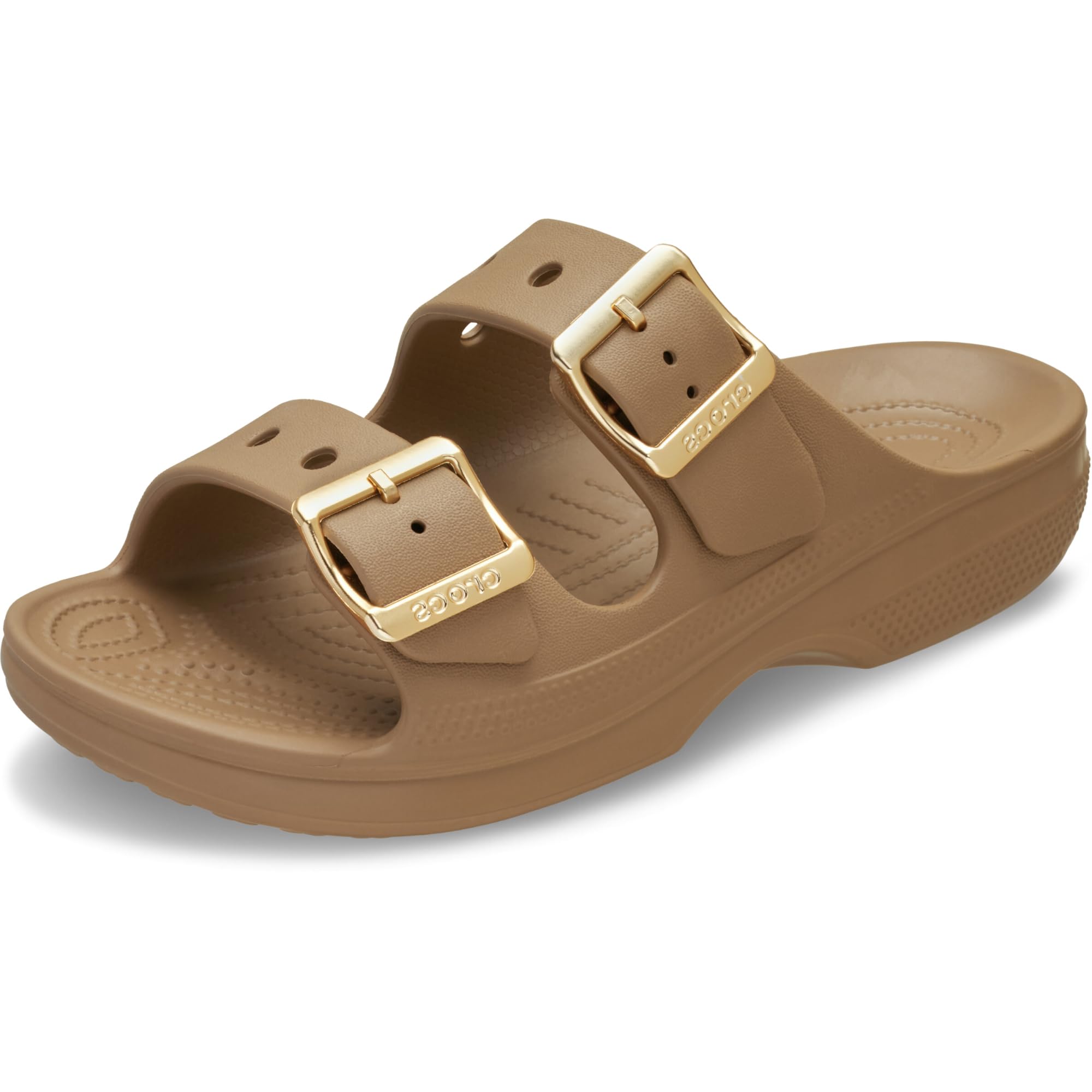 Amazon | crocs クロックス サタデー メタリックバックル サンダル