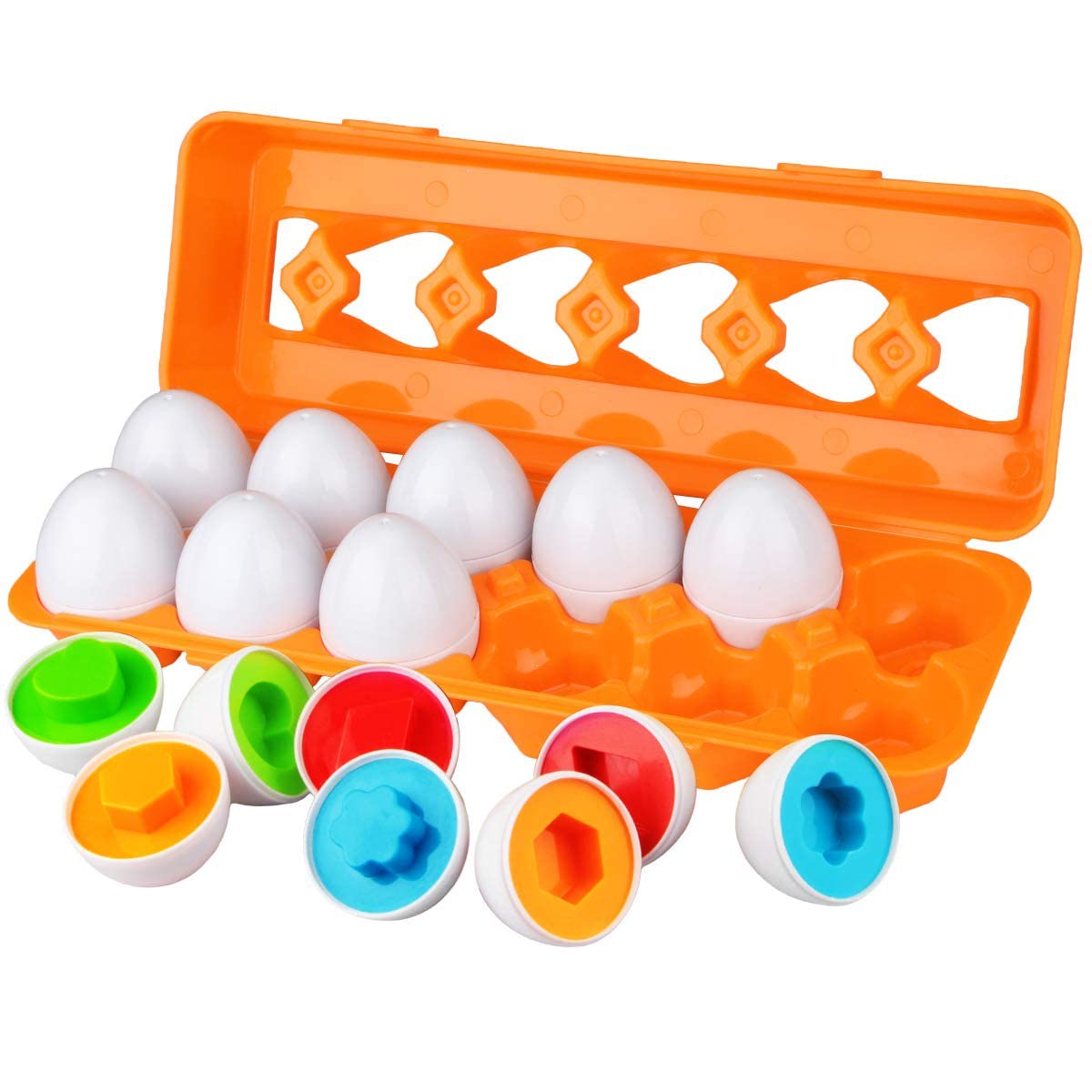 Kamsons Matching Eggs Educational Sorting Toy, Learn Shapes & Colors, Preschool/Montessori Toys For Kids And Toddlers, Multi color (B0BV782YNS) Amazon Price History, Amazon Price Tracker