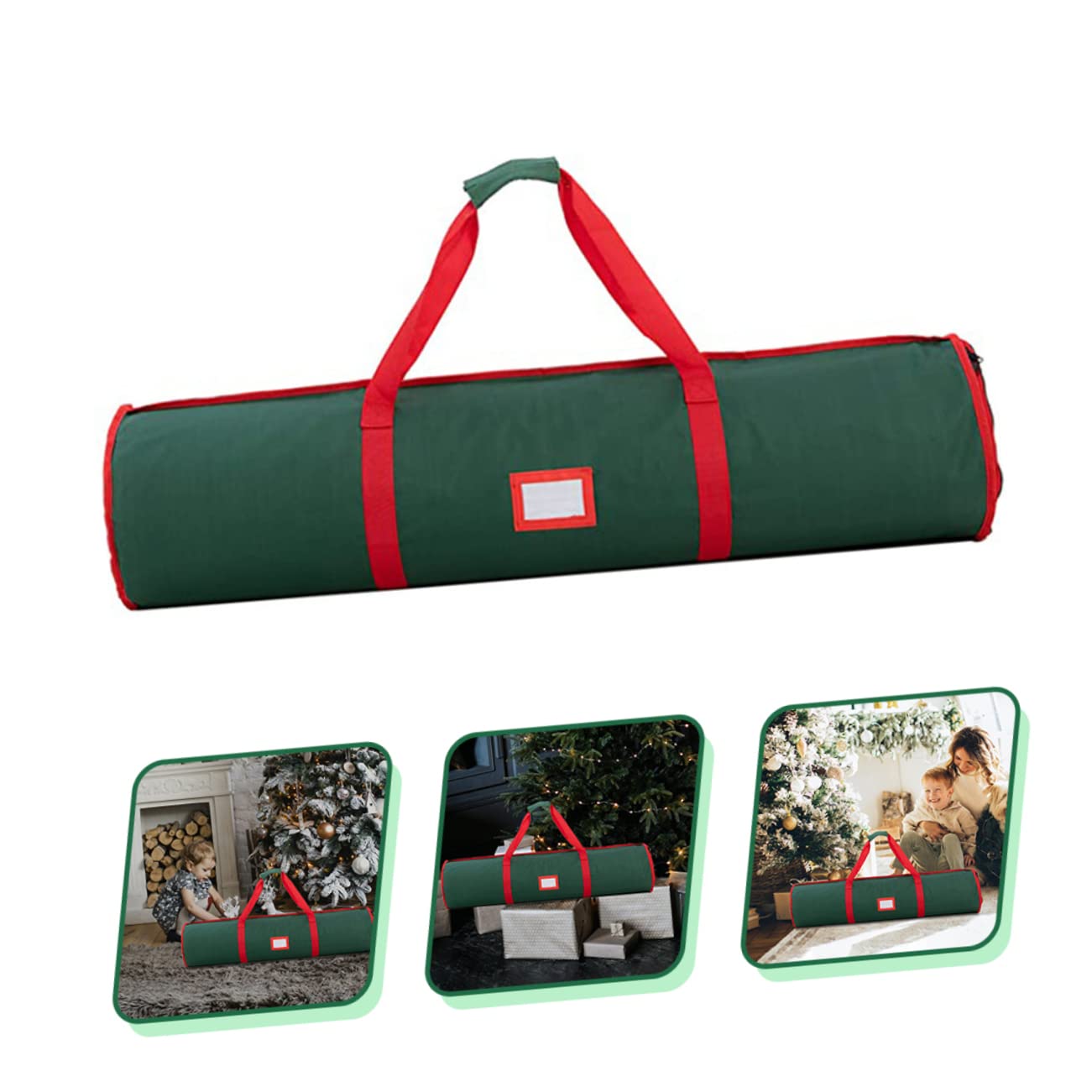 COLLBATH Geschenkpapier-aufbewahrungsbox Für Weihnachten Geschenkpapier-organizer Aus Strapazierfähigem Geschenkverpackungsbox Mit Griff Für Einfache Lagerung Und Transport