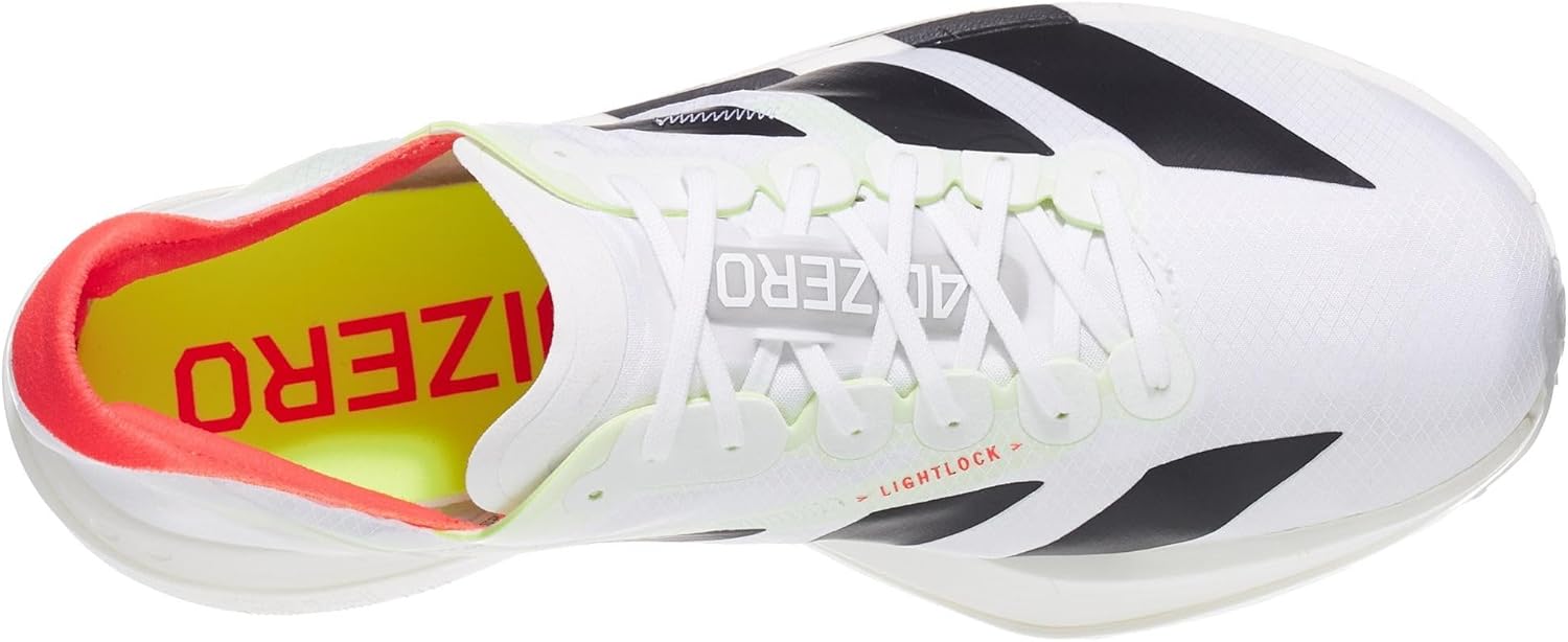 Adidas Adizero Adios Pro 4 shoe, top-down view