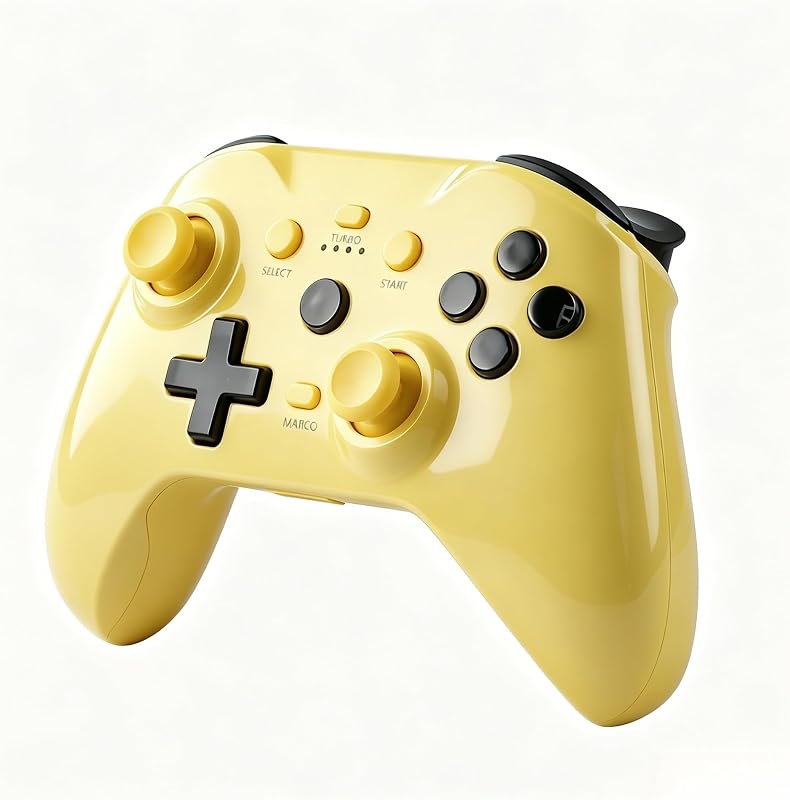 ps4 コントローラー 【2026年新登場】 ゲームパッド スイッチ コントローラー 無線/有線接続 2.4Gレシバー付き 1000mAh大容量 20時間連続使用 背面ボタン付き マクロ機能 4段階振動調整 連射機能 ジャイロセンサー搭載 Switch/P4/P3/Android/iOS/PC/Win7、8、10/Smart TV対応 人体工学設計 持ちやすい 日本語取扱説明書付き 全機能搭載 高耐久ボタン プロコン