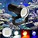 Produktbild kingko® Multifunktions-Unterwasser Fotografie Licht, LED Fotografie Video Tauchen Taschenlampe, 15x XM-L2 + 6X R + 6X B 20000LM LED Fotografie Video Tauchen Taschenlampe