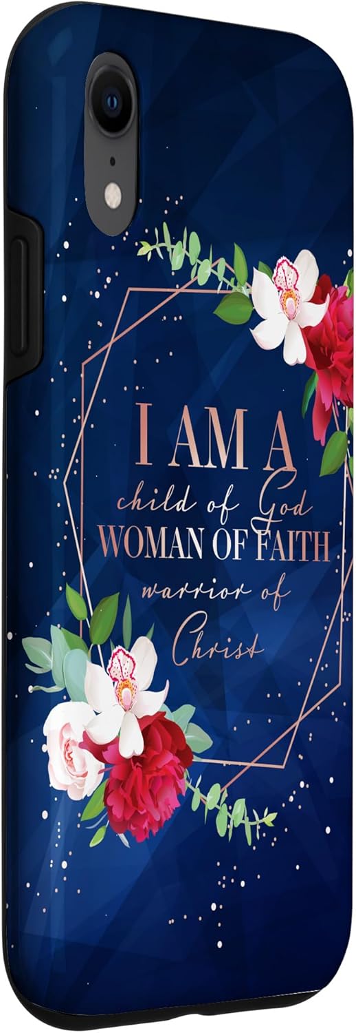 Faith Christ Child Of God Christian Gifts Bible Verse Phone Case for iPhone XR